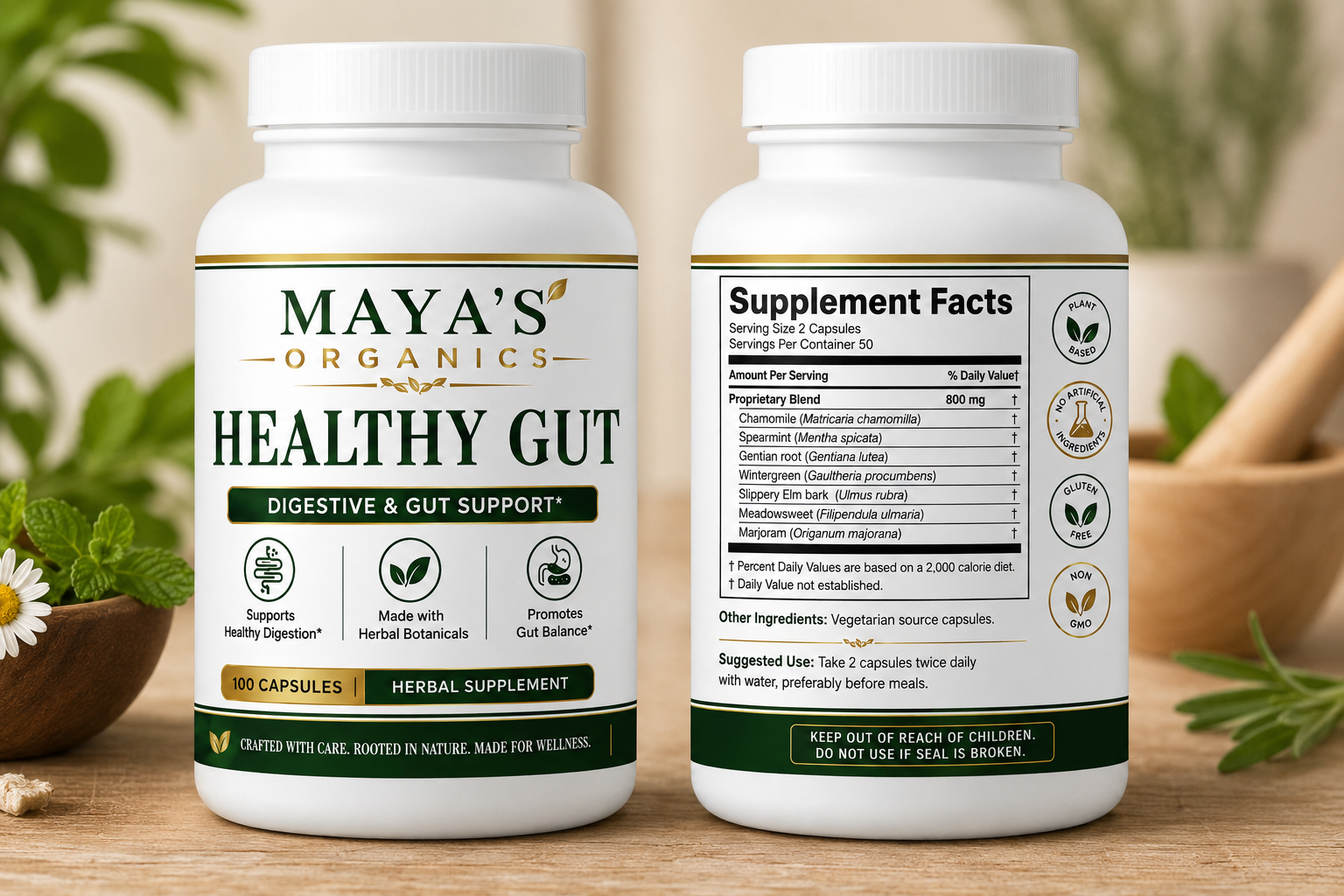 Gut Reset System – Cleanse, Heal & Rebuild Your Gut Naturally (Includes 7-Day Plan + Herbal Kit)