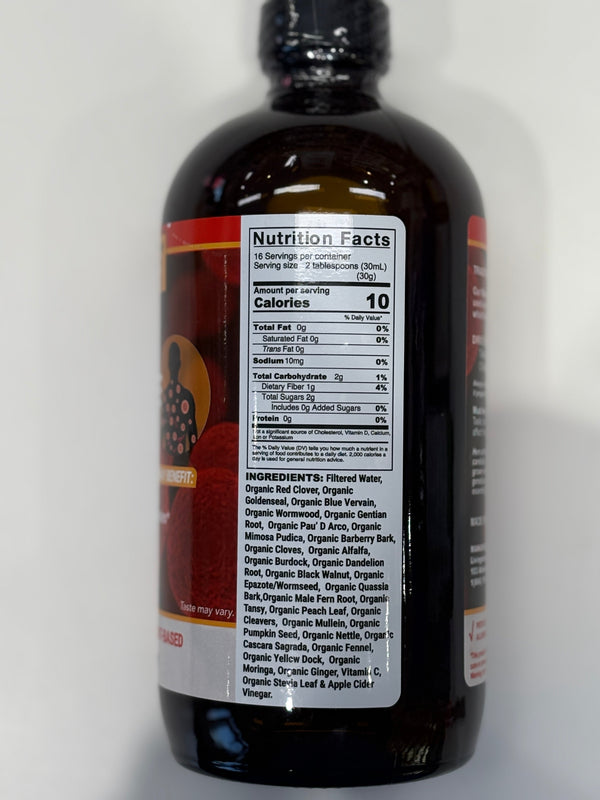 Organic Herbal Wellness Blend by VeggieVerve in a dropper bottle, showcasing the liquid botanical formula for weight loss support.