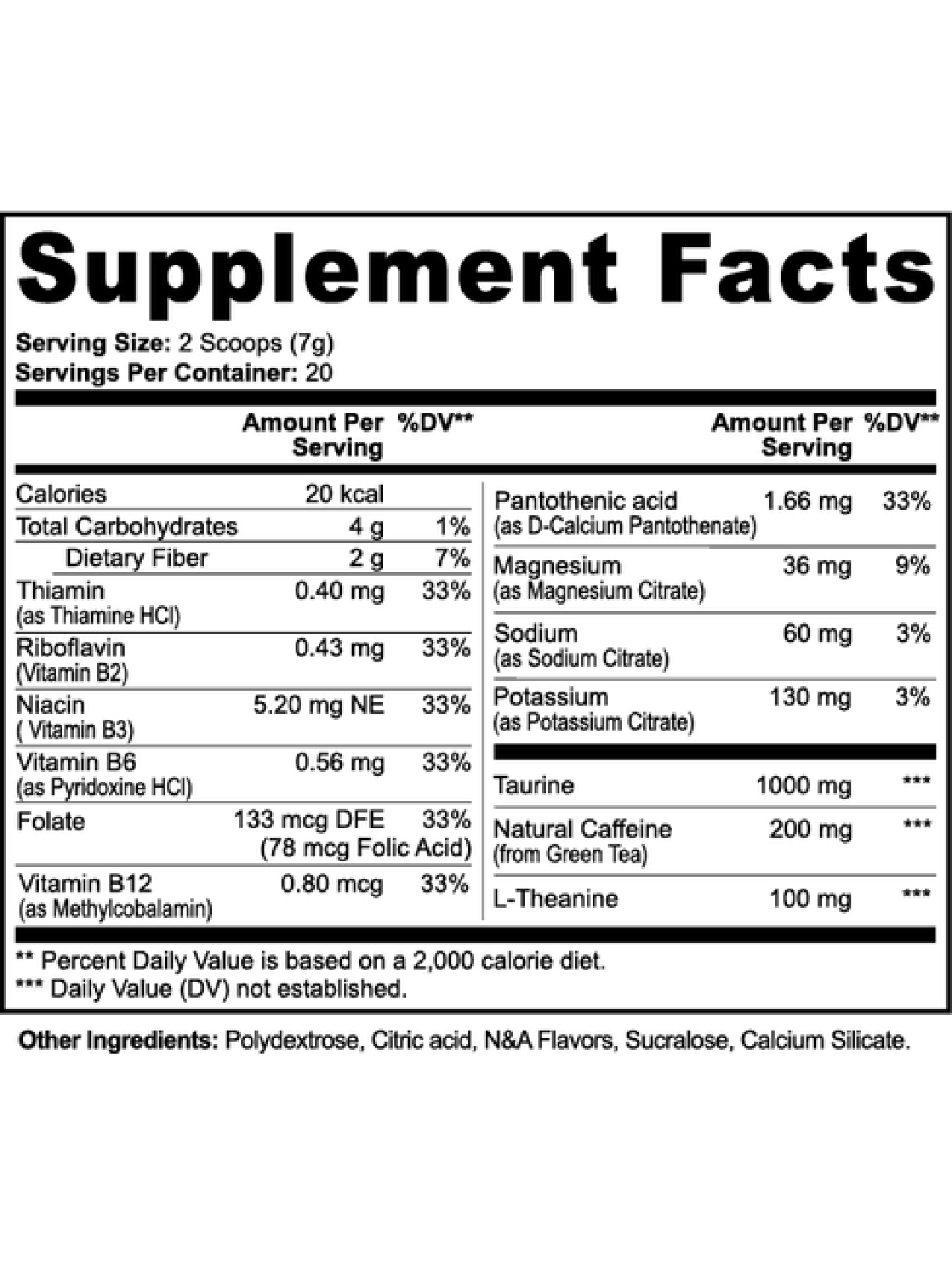 Midwest Method Lychee Splash Energy Powder pre-workout supplement with lychee flavor and supplement facts label.