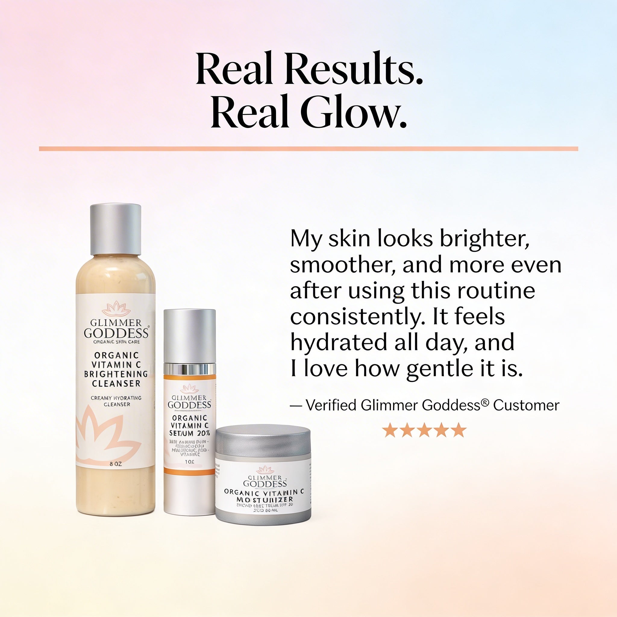 Morning Glow Routine – Vitamin C 3-Step Brightening System