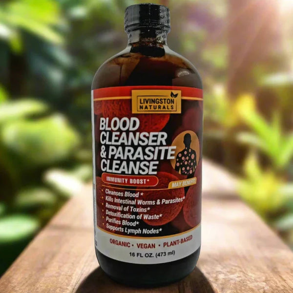 Organic herbal wellness blend by VeggieVerve, a botanical liquid formula designed for weight loss and blood parasite cleansing.