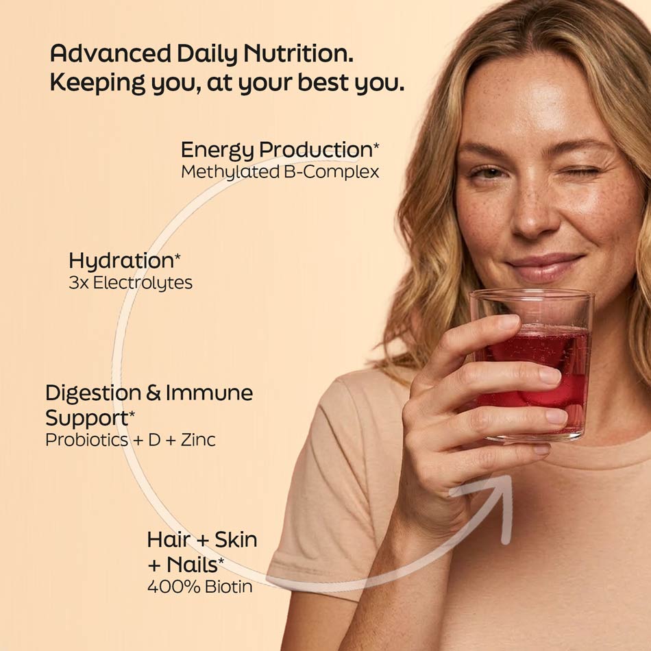 Root'd Advanced Daily Nutrition multivitamin for women, featuring essential vitamins and minerals for daily health support.