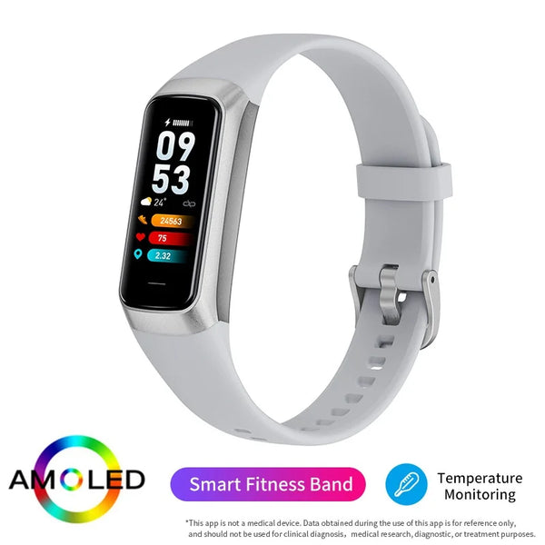 ARBA Global Smartwatch 2026 with heart rate, body temperature, waterproof design, fitness tracker for men and women.