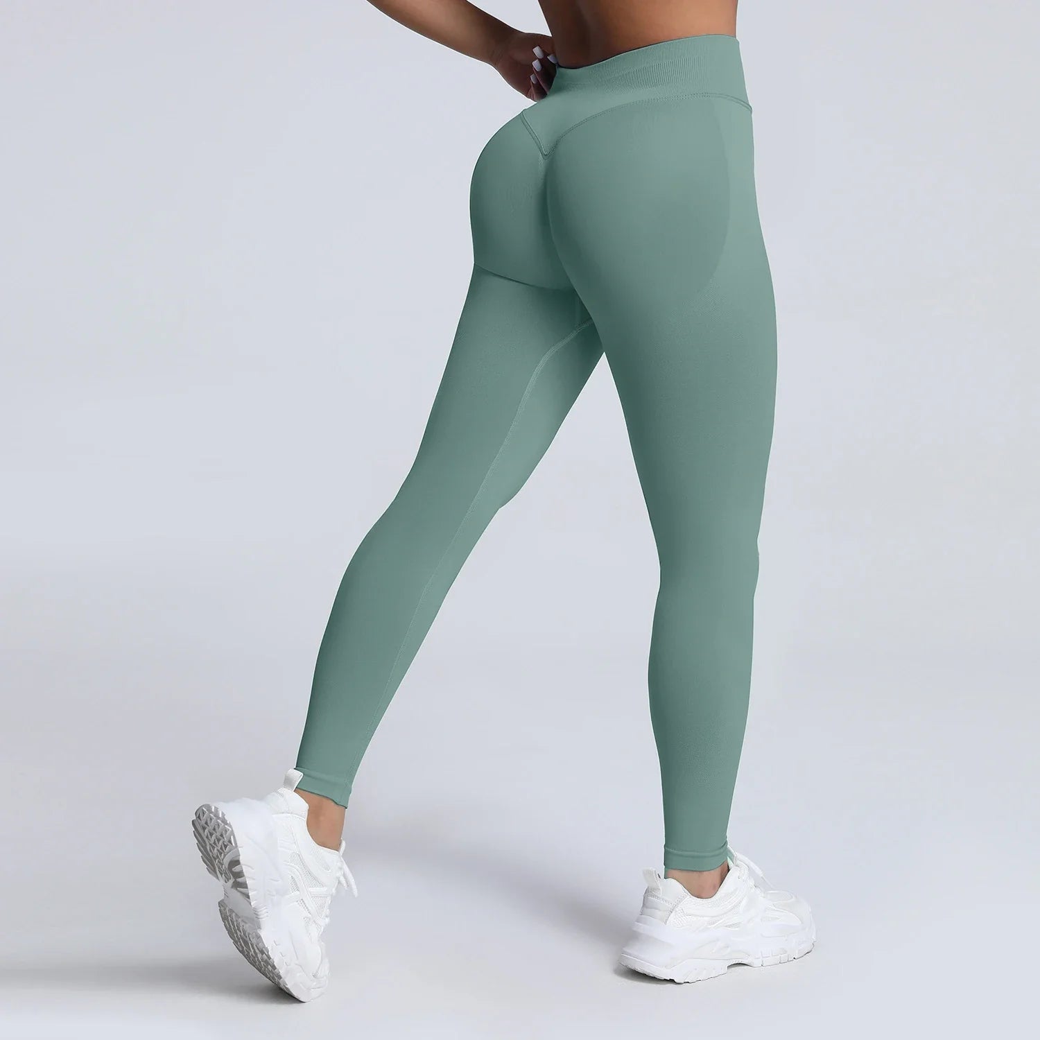 Women's low waist scrunch bum yoga leggings by THRIXINE, featuring a flexible fit and comfortable stretch for active wear.