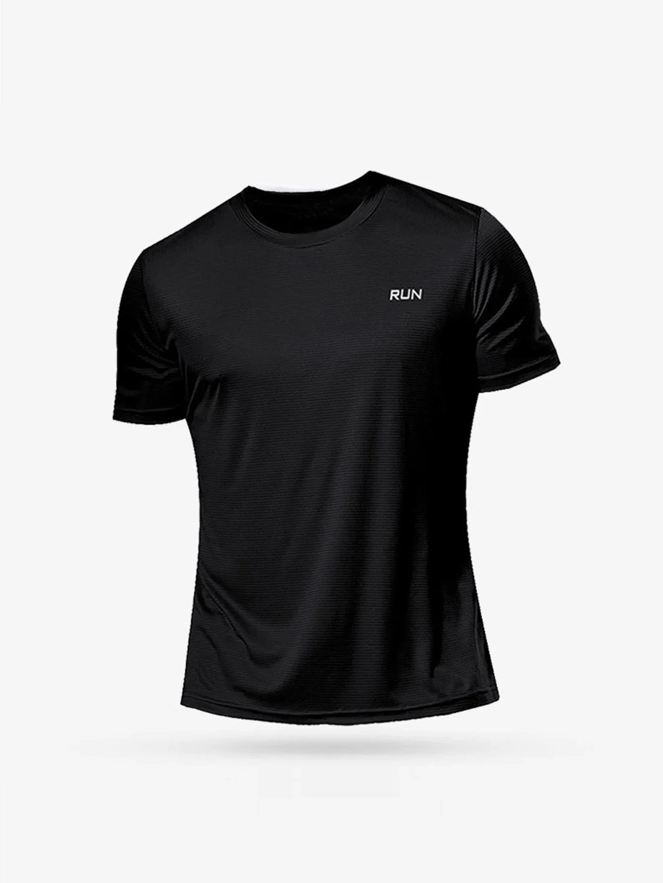 Men's MANDOTOS running shirt featuring quick-dry, compression fabric, ideal for soccer, jogging, and fitness workouts.