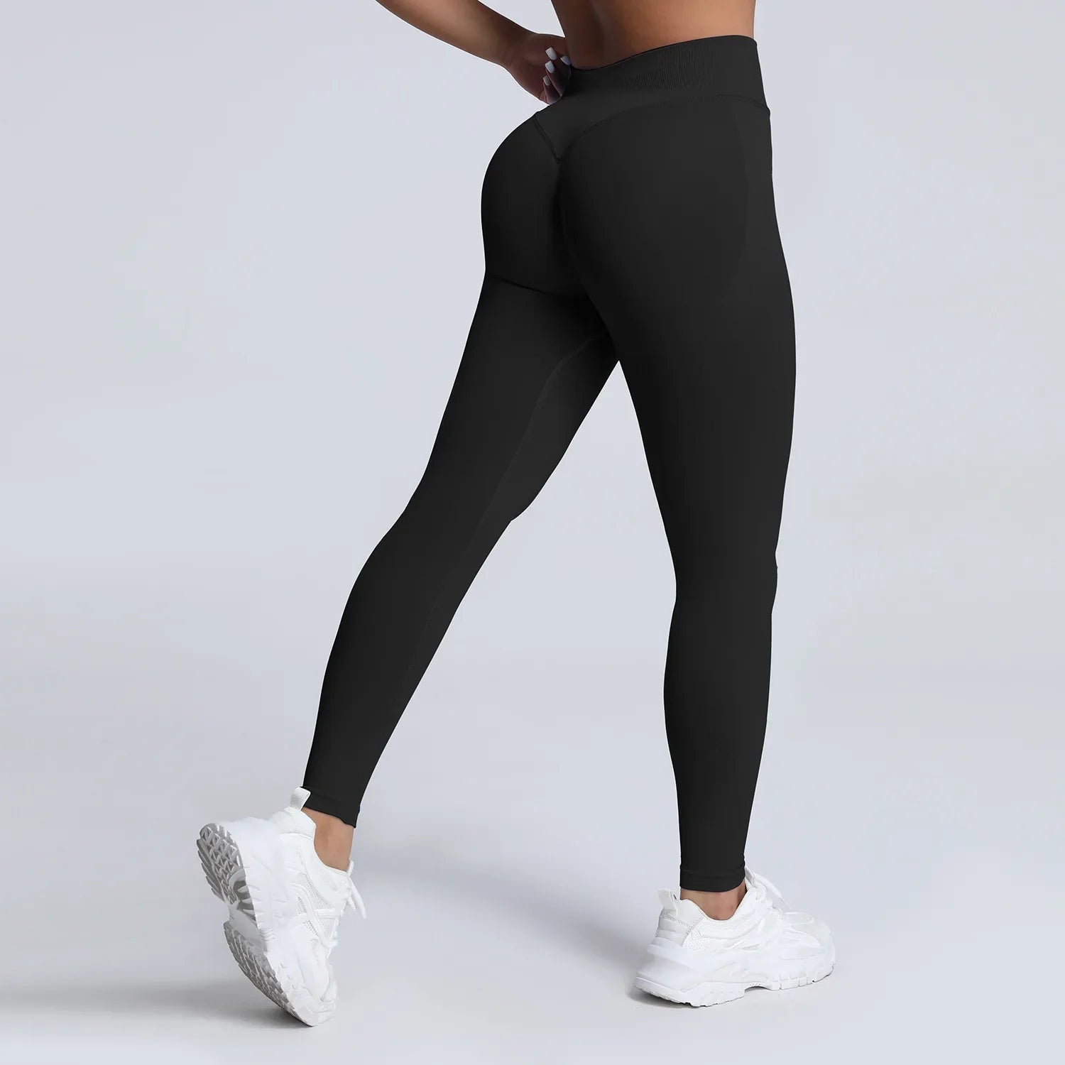 Women's low waist scrunch bum yoga leggings by THRIXINE, featuring a flattering fit and comfortable stretch.