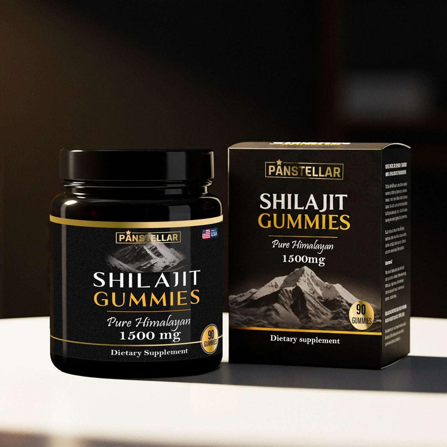 Panstellar Essentials Pure Himalayan Shilajit Gummies 1500mg, 90-count bottle product image
