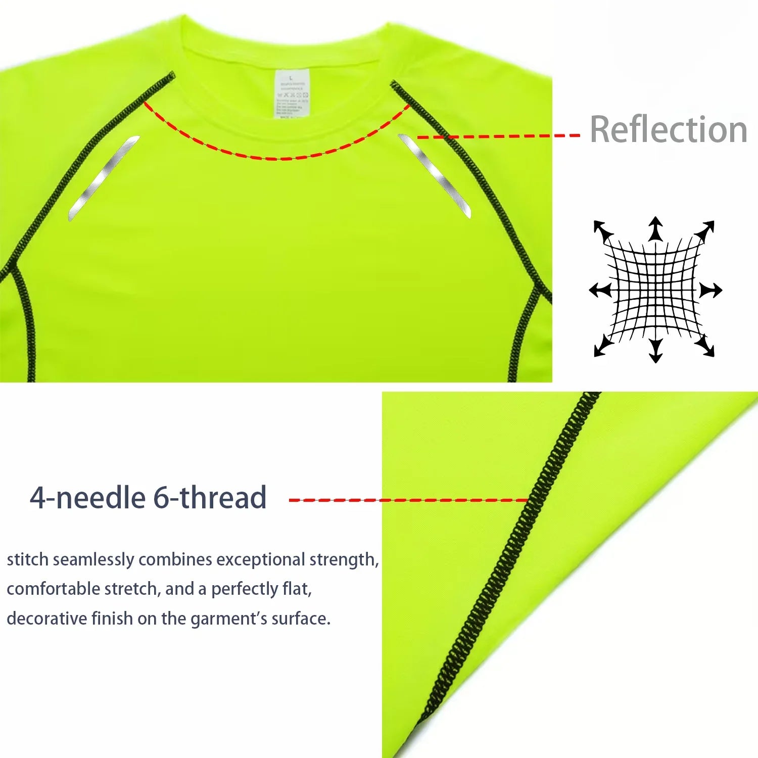 Men's compression long sleeve gym shirt by THRIXINE, fitted athletic top with moisture-wicking fabric for workout performance.