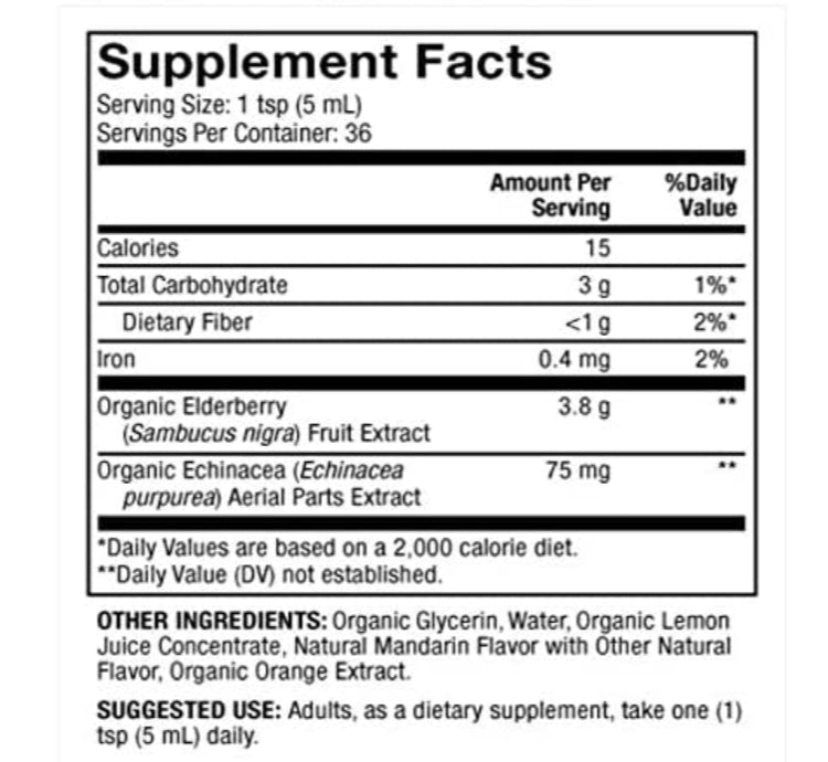 Elderberry Syrup – One Gallon | Immune Support & Natural Wellness