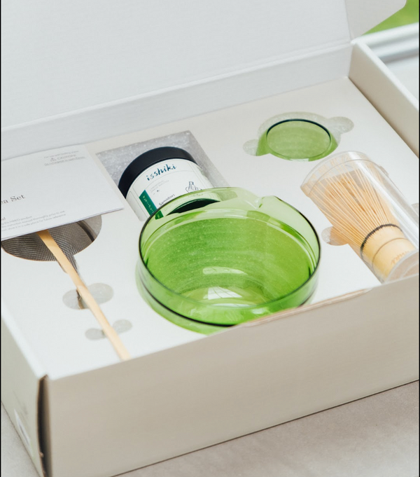 Isshiki x Hario Samidori Tin Matcha Set cup by isshiki matcha