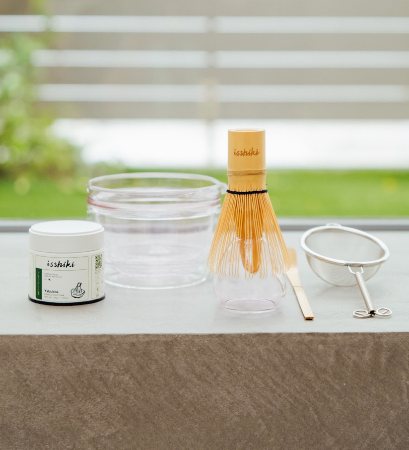 Isshiki x Hario Yabukita tin matcha cup set by Isshiki Matcha