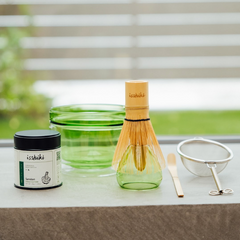 Isshiki x Hario Samidori tin matcha set cup by Isshiki Matcha