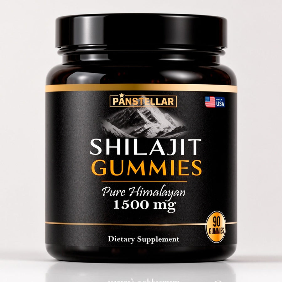 Panstellar Essentials Himalayan shilajit gummies, 1500mg, 90-count bottle