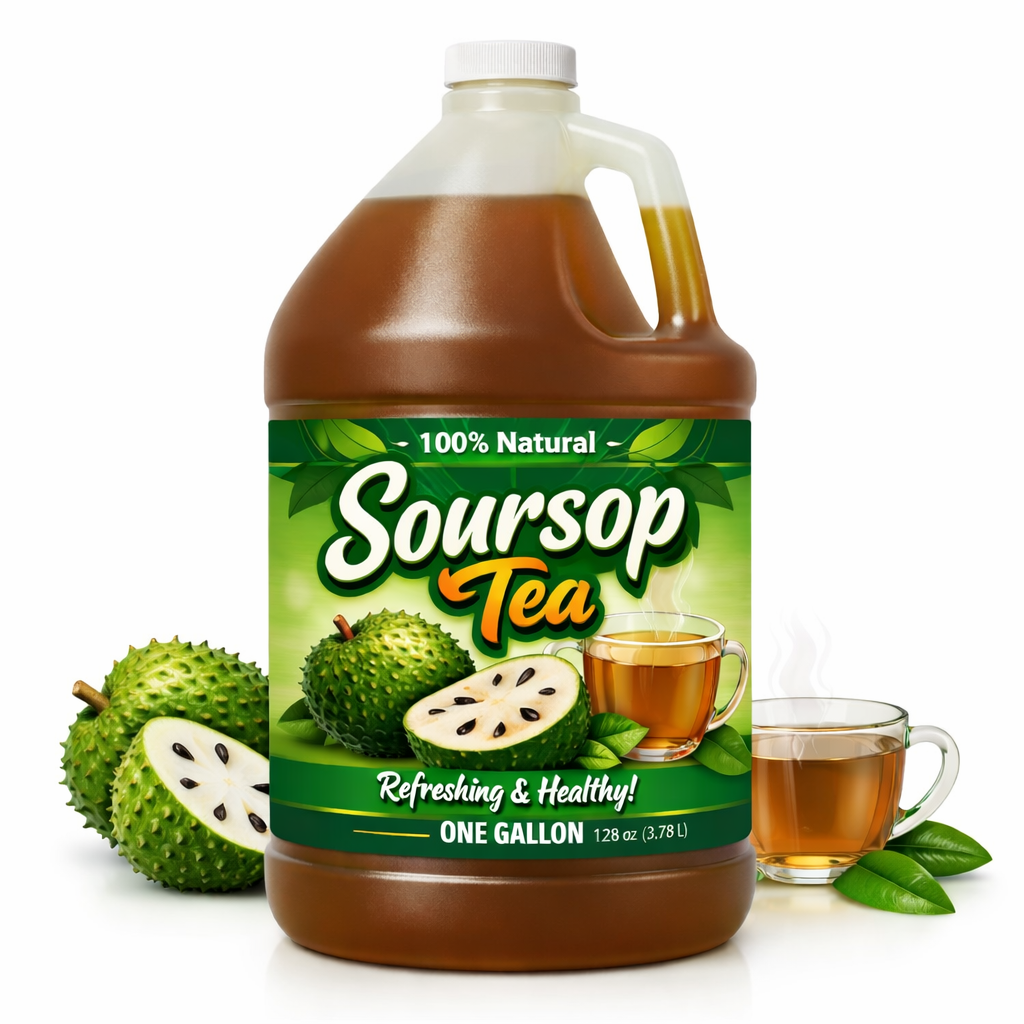 Soursop Tea with Burdock Root – Traditional Herbal Detox Tea (1 Gallon)
