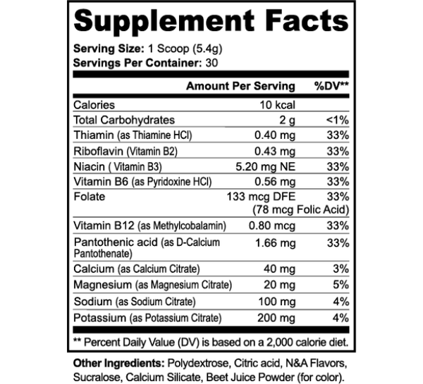 Midwest Method Lychee Hydration Powder, intra-workout supplement with lychee flavor, in a container with scoop and powder inside.