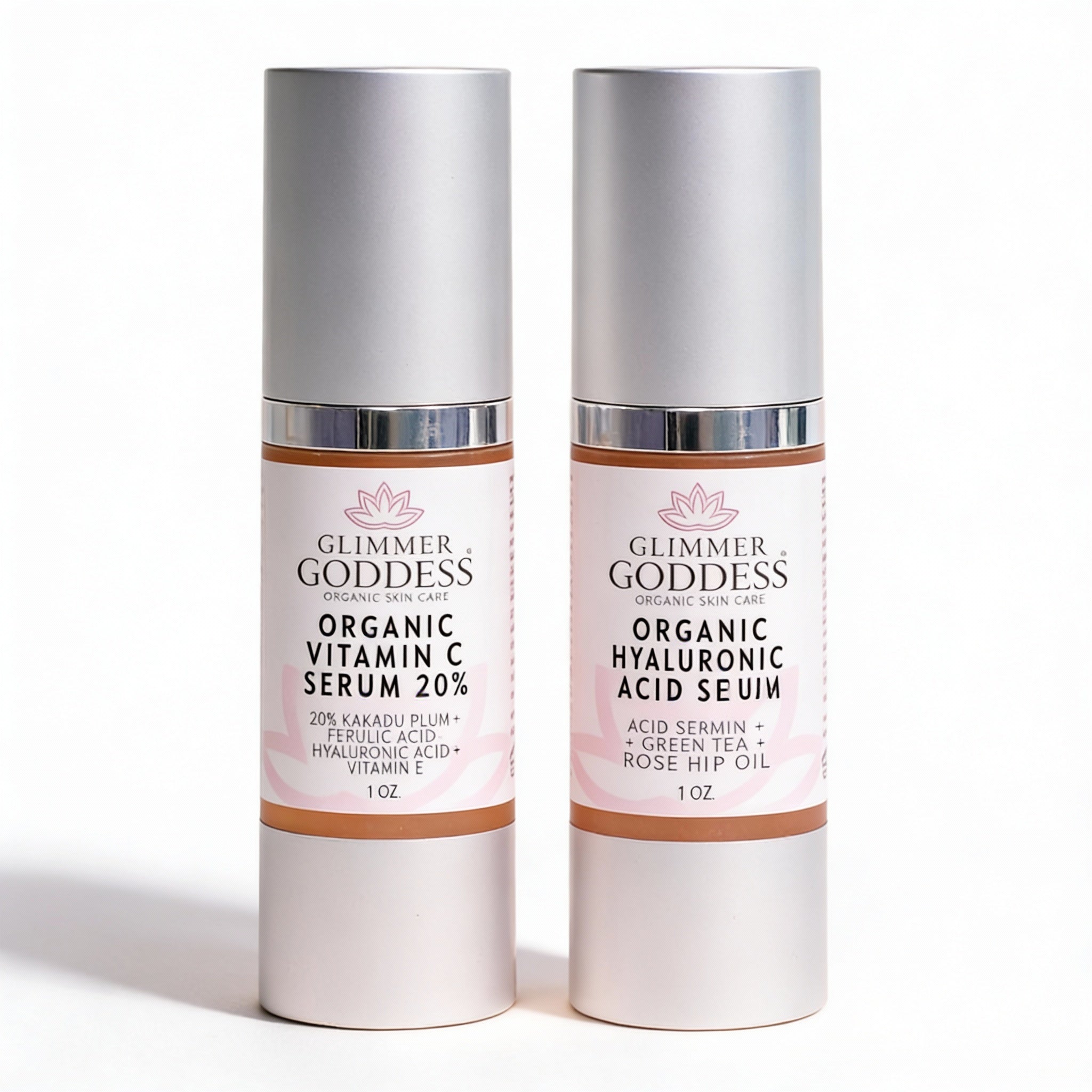 Vitamin C + Hyaluronic Acid Duo – Brightening & Plumping