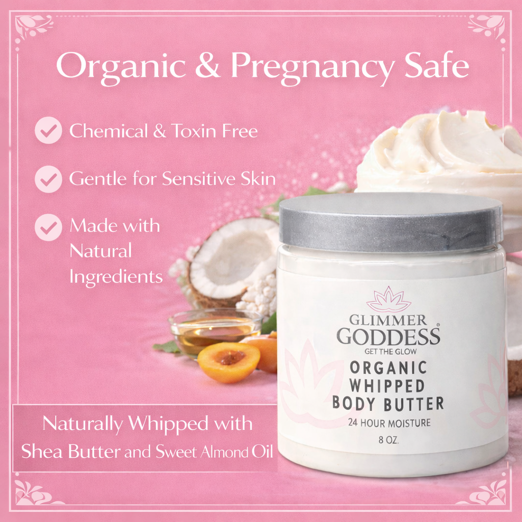 Organic Whipped Body Butter for Extremely Dry Skin 8 oz.
