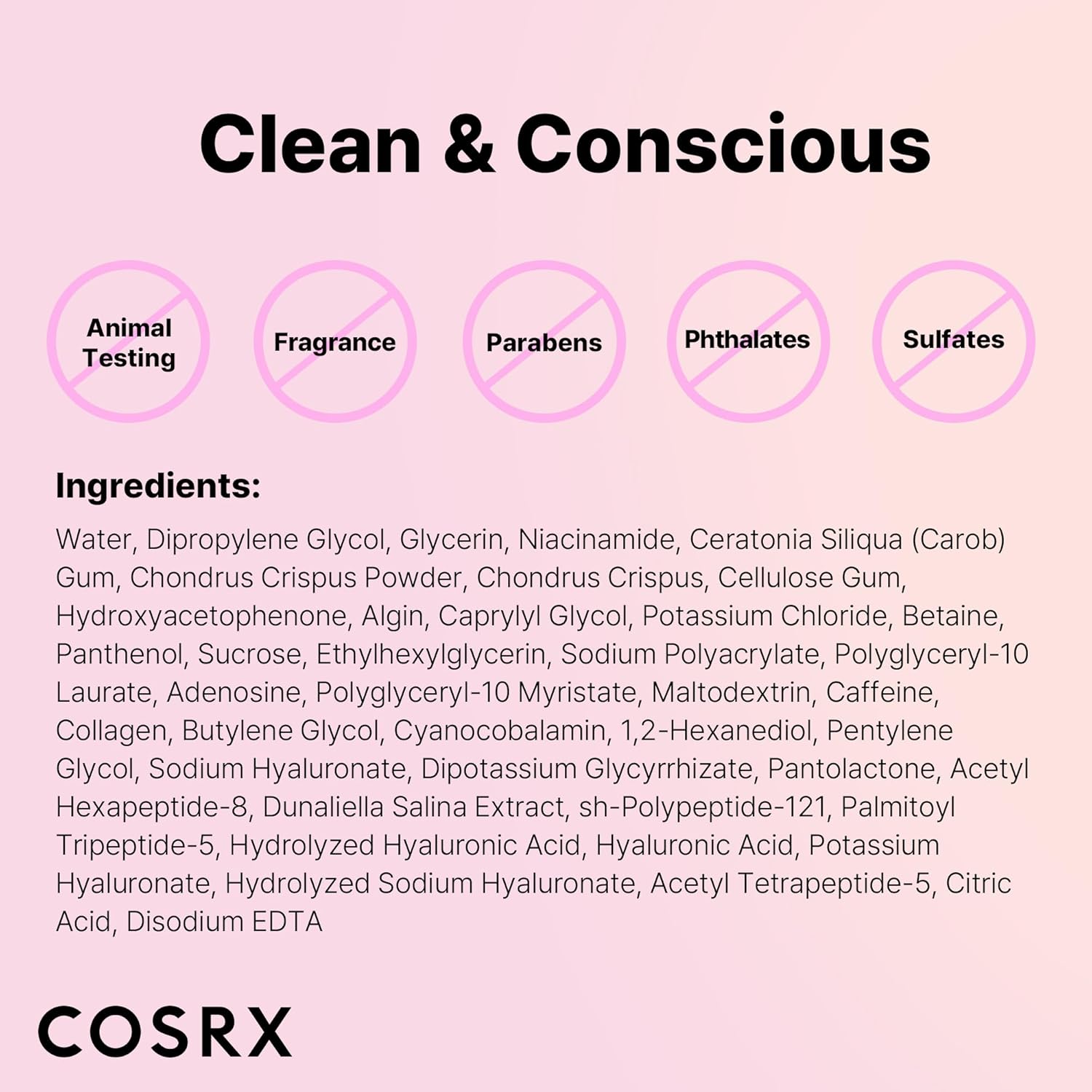 Cosrx The Peptide Collagen Lifting Glow Hydrogel Mask applied on face, providing skincare with collagen and peptide ingredients.