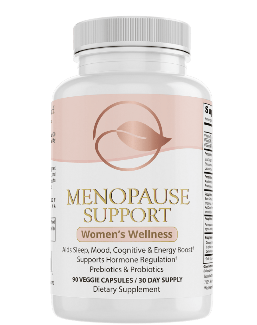Bellawell Health menopause support capsules featuring a thoughtful blend of ingredients for women’s health and hormonal balance.