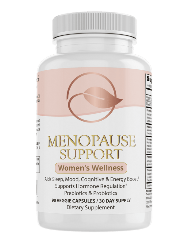 Bellawell Health menopause support capsules featuring a thoughtful blend of ingredients for women’s health and hormonal balance.