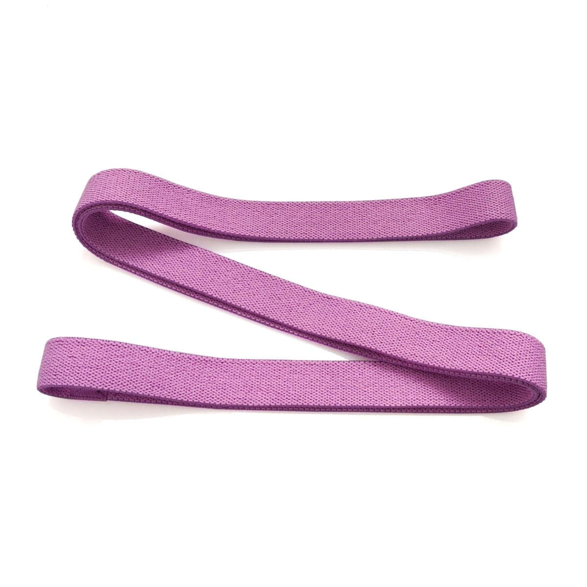 Bellawell Health long resistance elastic bands in purple, pink, and green, used for strength training and exercise.