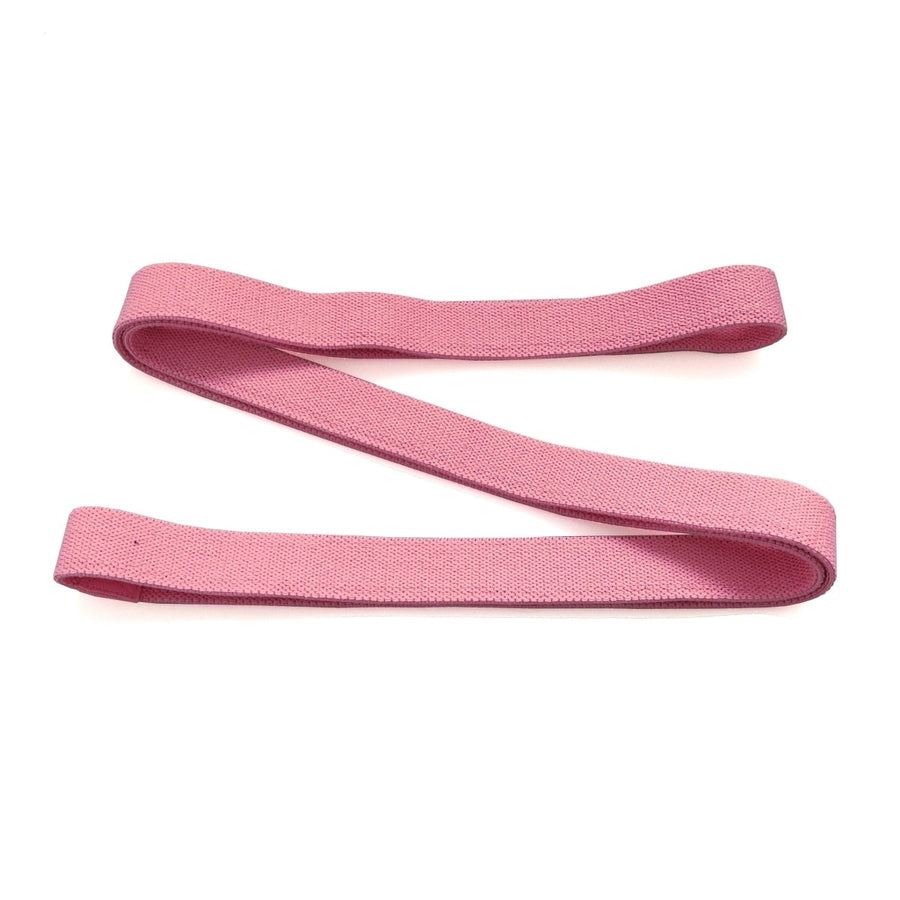 Bellawell Health long resistance elastic bands in purple, pink, and green for strength training and exercise workouts.