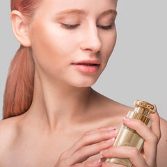 Best Clean Beauty Derm #1 Skin Perfecting Serum in a 1 fl oz bottle, designed for rosacea and adult acne treatment.