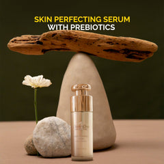 Best Clean Beauty Derm #1 Skin Perfecting Serum for rosacea and adult acne, in a 1 fl oz bottle, with clear serum inside.