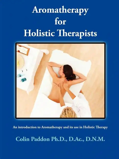 Paperback book titled Aromatherapy for Holistic Therapists by splitShops, featuring a cover image with herbal and essential oil illustrations.