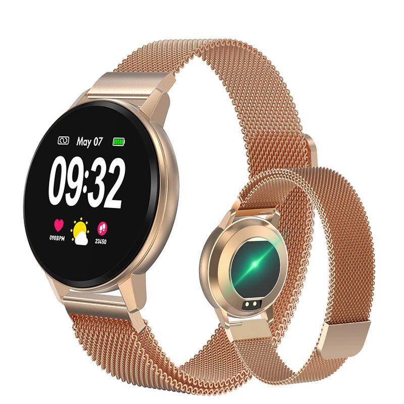 Stevvex Smart bracelet watch with modern luxury design, waterproof fitness tracker for women and men, stylish wristband accessory