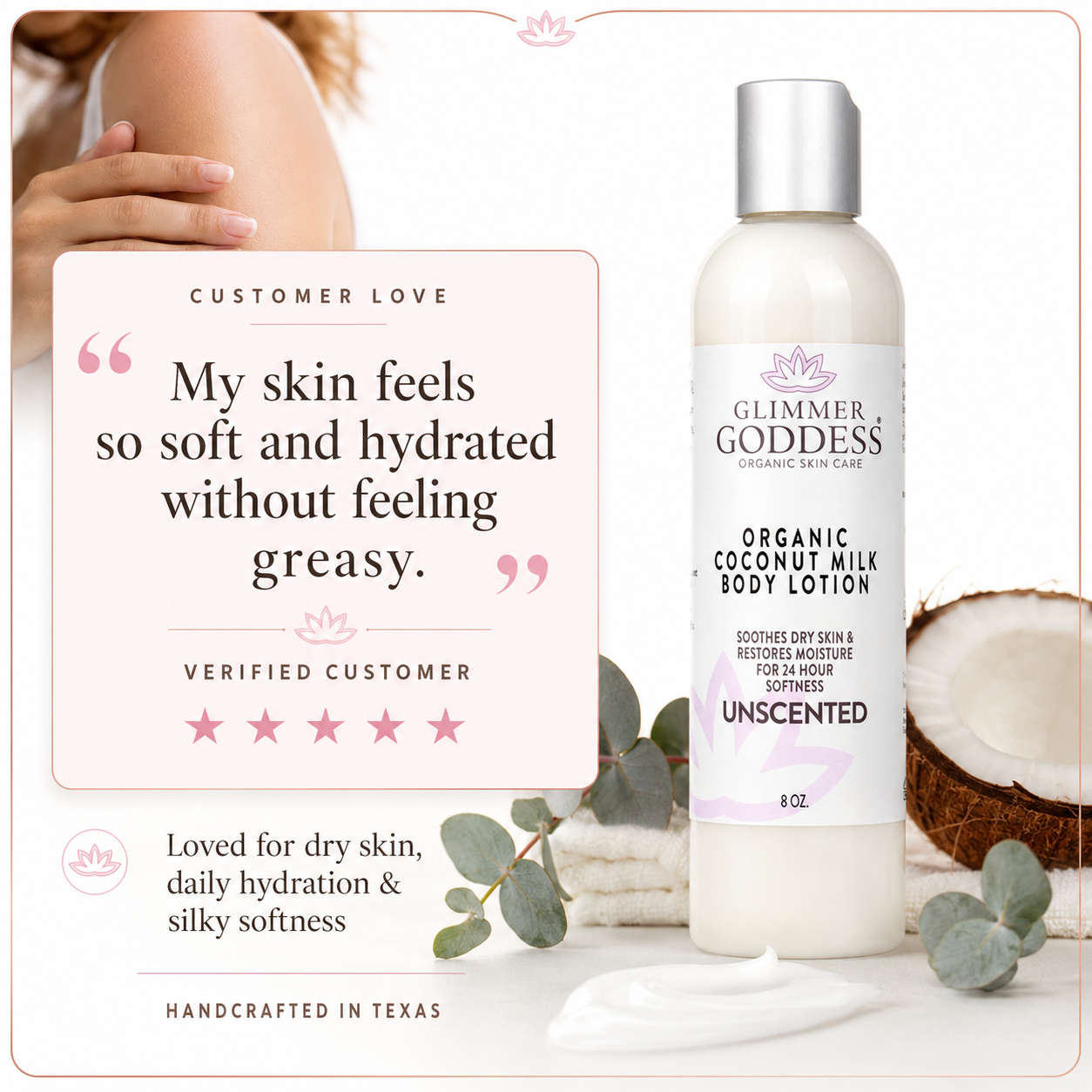 Organic Coconut Milk Body Lotion – Ultra-Hydrating