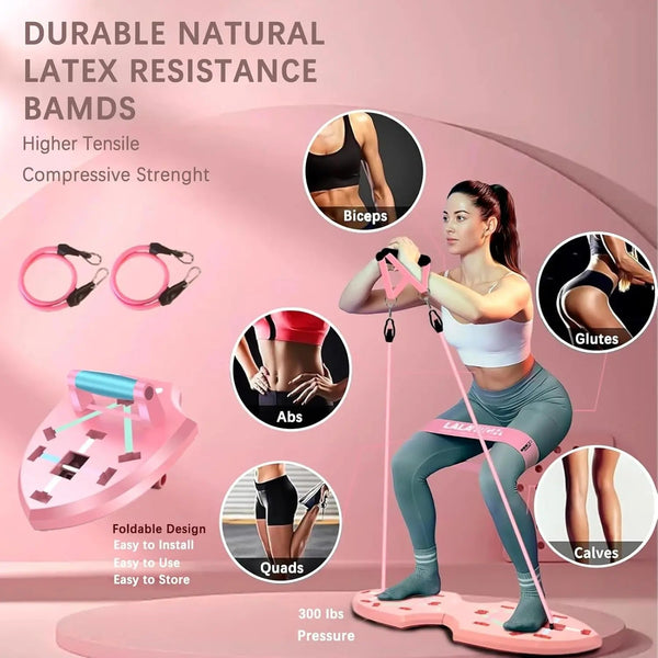 Butterfly push-up board bracket by FLIPSTYLEZLLC for men and women, fitness equipment for upper body workout and strength training.