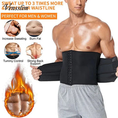 Black Dabfavshop waist trainer for men with zipper, size 2XL, slimming apparel designed to enhance body shaping and support.