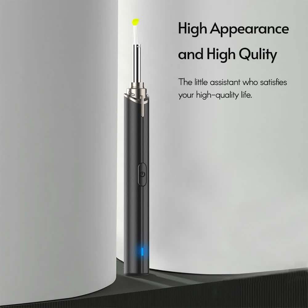 Black DailySale Intelligent Visual Ear Otoscope Inspection Tool for personal care and ear examination.