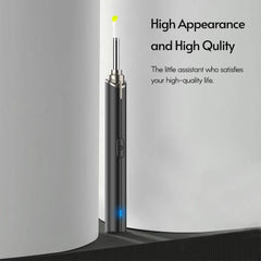 Black DailySale Intelligent Visual Ear Otoscope Inspection Tool for personal care and ear examination.
