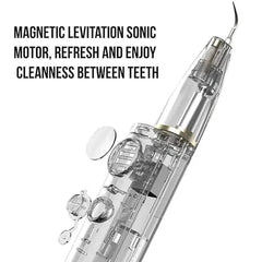 White DailySale ultrasonic teeth cleaner for personal care, featuring a compact design for effective dental hygiene.