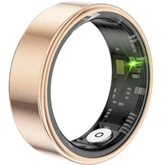 Gold DailySale Smart Ring Fitness Assistant for exercise and activity tracking, showcasing the sleek ring design.