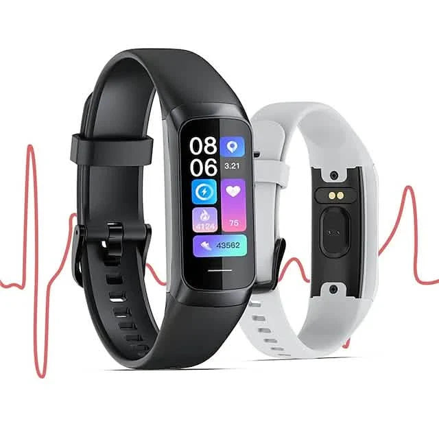 Black C60 Smart Watch by DailySale with 1.1-inch display, fitness tracking, and Bluetooth connectivity.