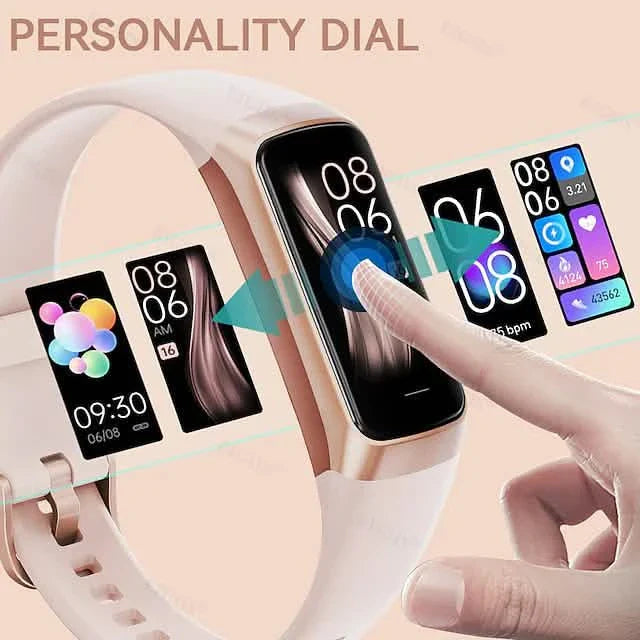 Black C60 Smart Watch by DailySale with 1.1-inch display, fitness tracking, and Bluetooth connectivity.