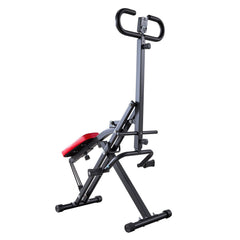 Black Berry Charmz squat machine with resistance bands, foldable design, and padded seat for glutes and leg home workouts.