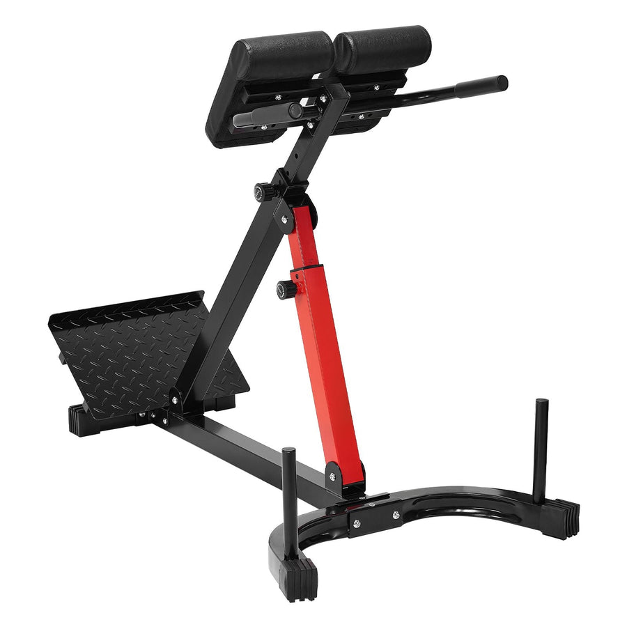 Berry Charmz Roman Chair Hyperextension Bench for glutes, hamstrings, and lower back workouts, adjustable fitness equipment for home gym