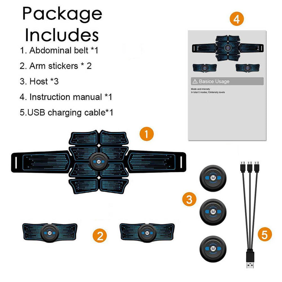 Berry Charmz portable abdominal muscle trainer for sports fitness and home workouts, compact exercise equipment for core strengthening.