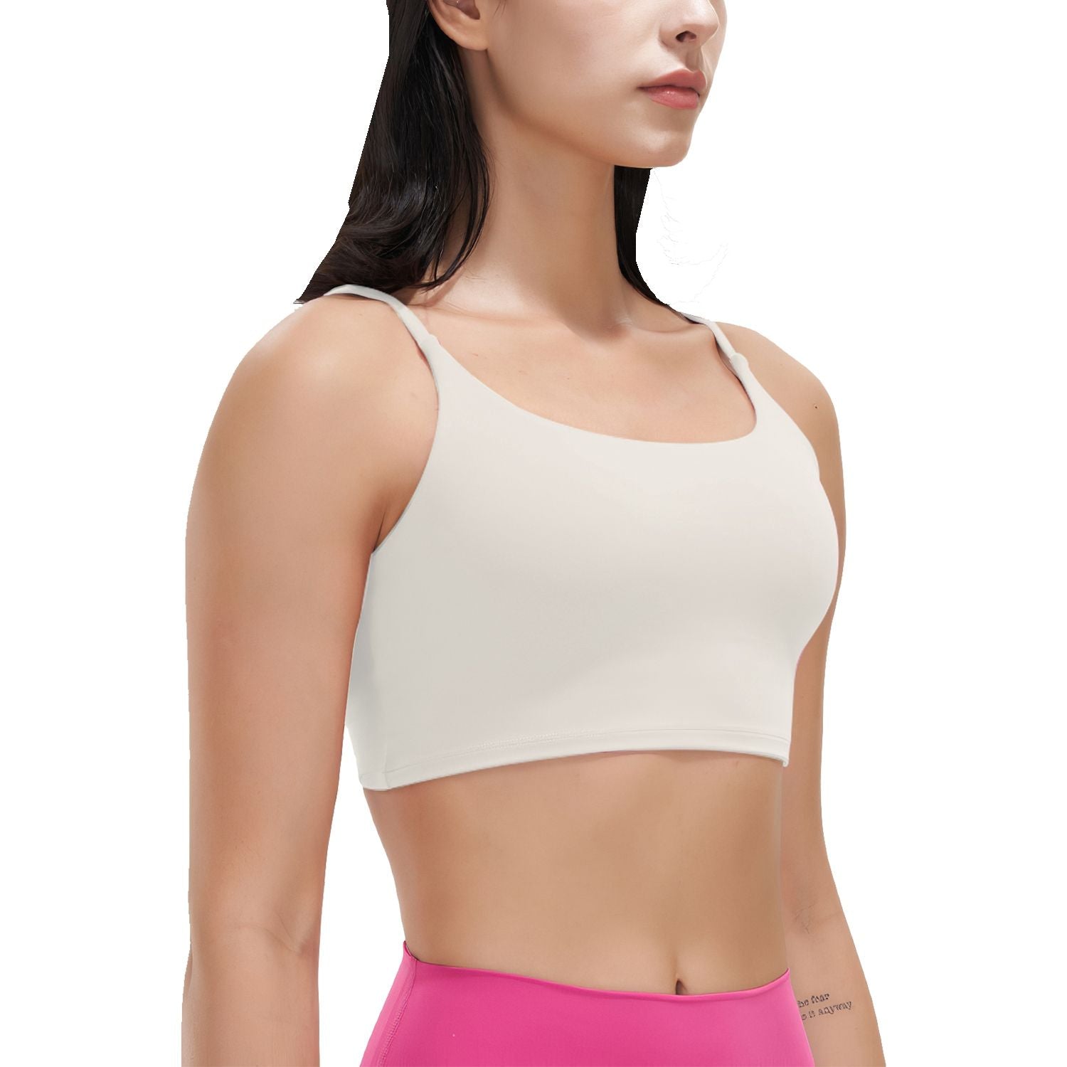Berry Charmz women's strap sport bras with padded, strappy design, square neck, and low-impact fit for sexy fitness and crop tops.