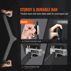 Berry Charmz LAT Pulldown Attachment with rubber-coated handle for cable machine rowing, tricep pushdowns, and bicep curls in home gym.
