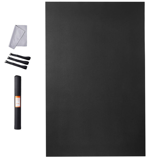 Berry Charmz non-slip high-density exercise yoga mat with carrying strap, suitable for home yoga, Pilates, and floor workouts.