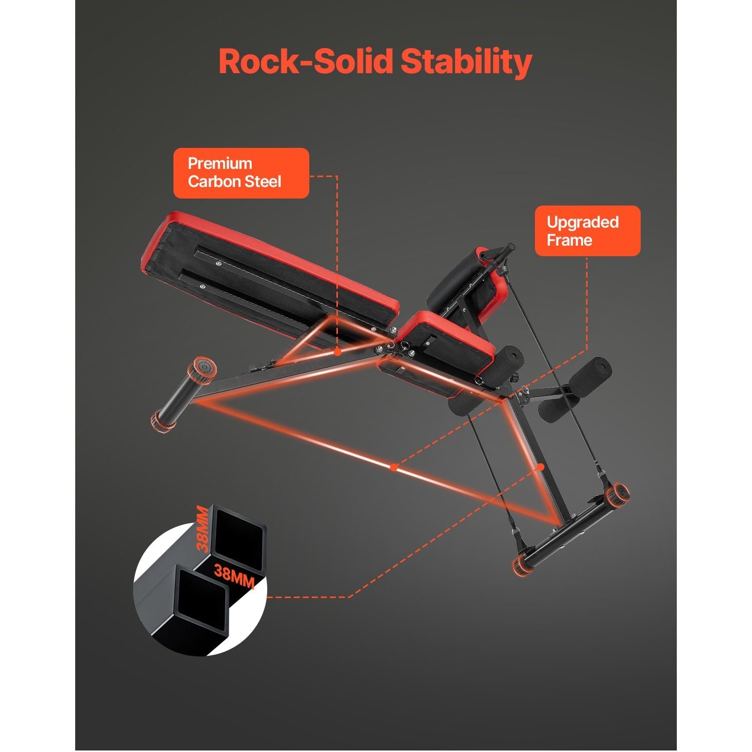 Berry Charmz multi-functional weight bench with adjustable backrest, foldable design, and Roman chair for full-body home workouts.