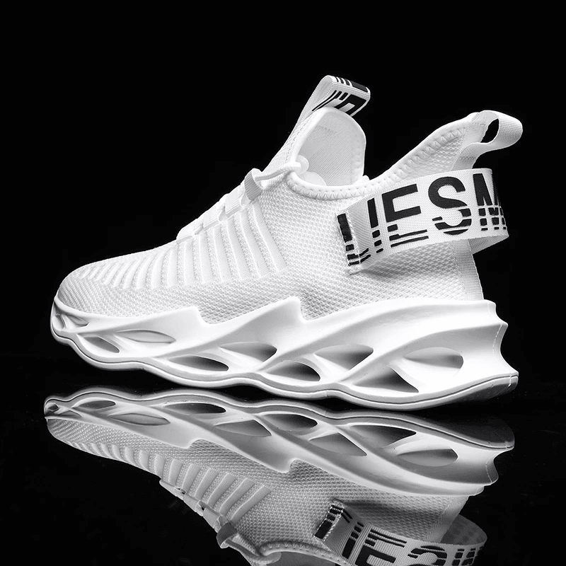 Pair of breathable Berry Charmz unisex running sneakers with mesh uppers, ideal for outdoor sports and casual wear.