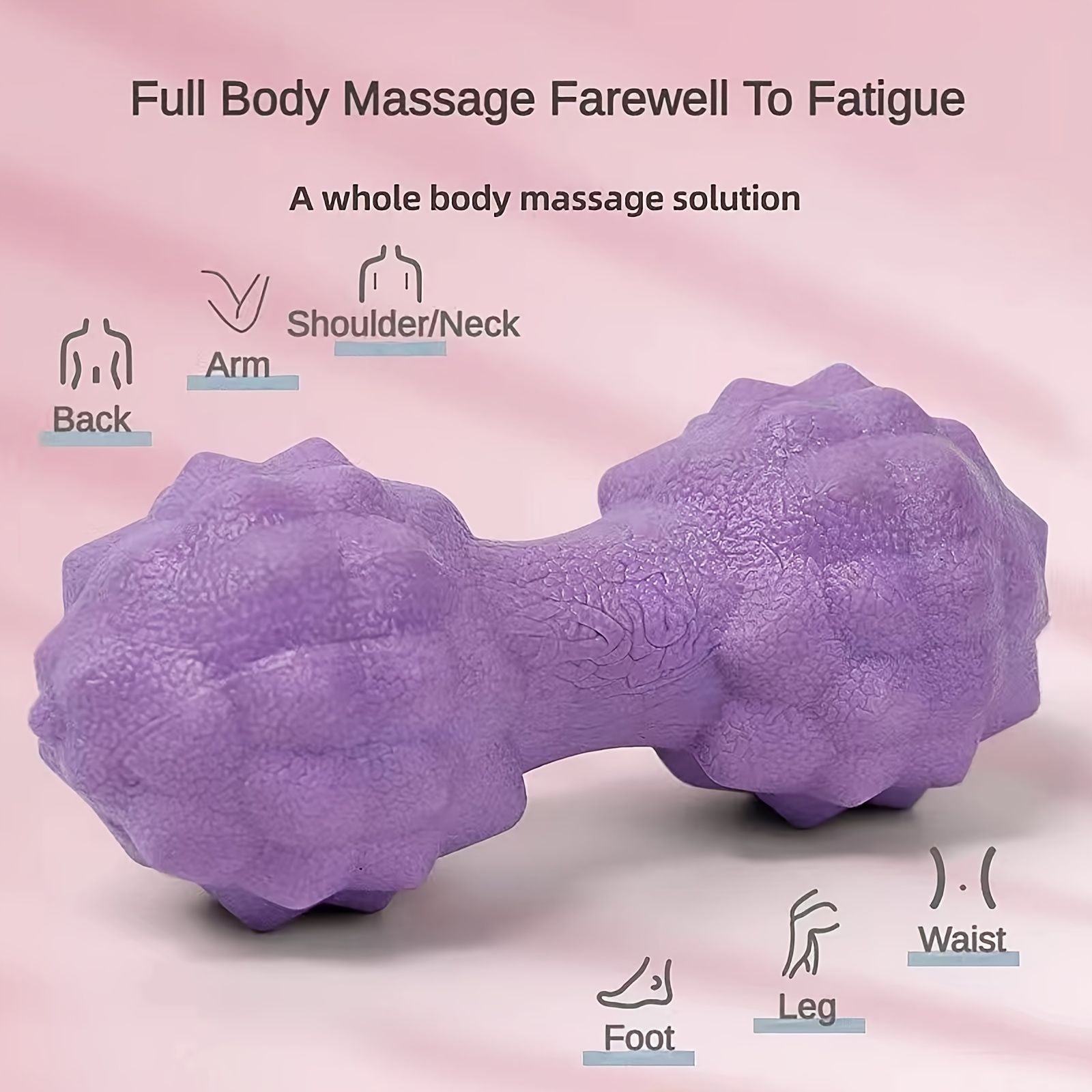 Berry Charmz massage ball for muscle relaxation and fascia relief, ideal for fitness, yoga, and pain relief exercises.