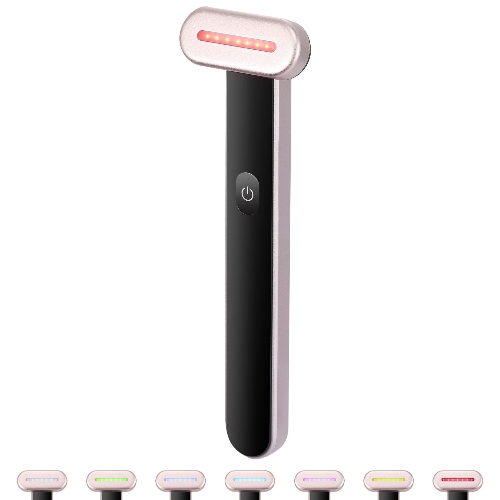 Berry Charmz red light therapy facial wand with 7-color LED, heating, microcurrent, and vibrating massage for face and neck.