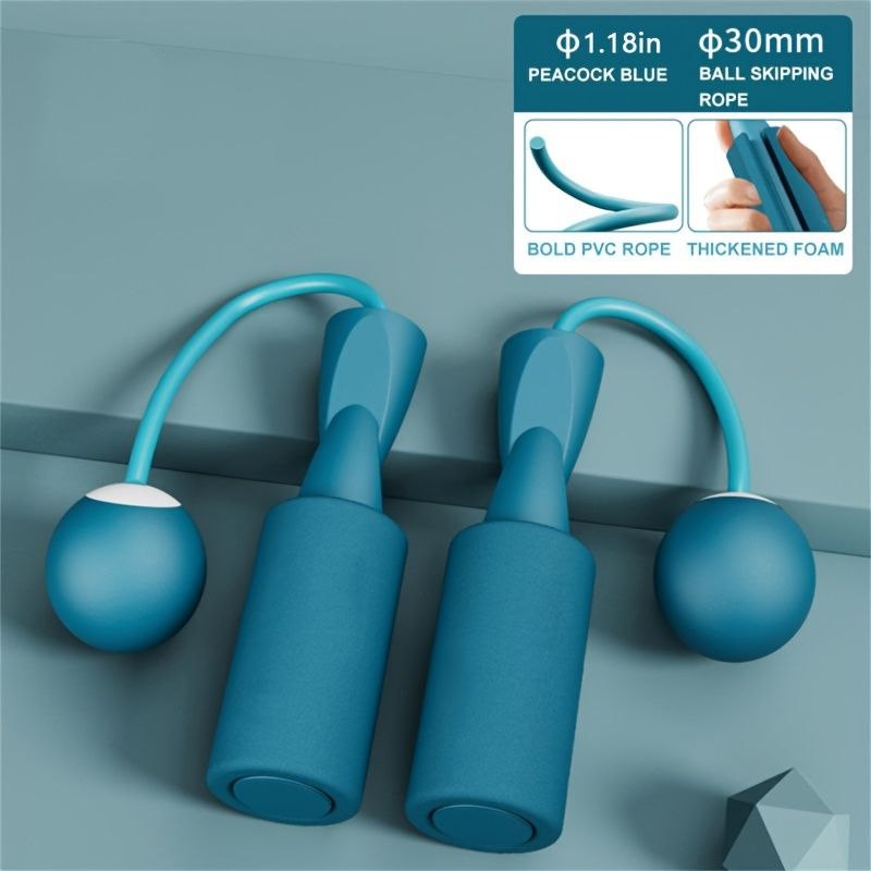 Berry Charmz cordless jump rope for fitness training, featuring built-in wire design, ideal for home gym sports and skipping exercises.